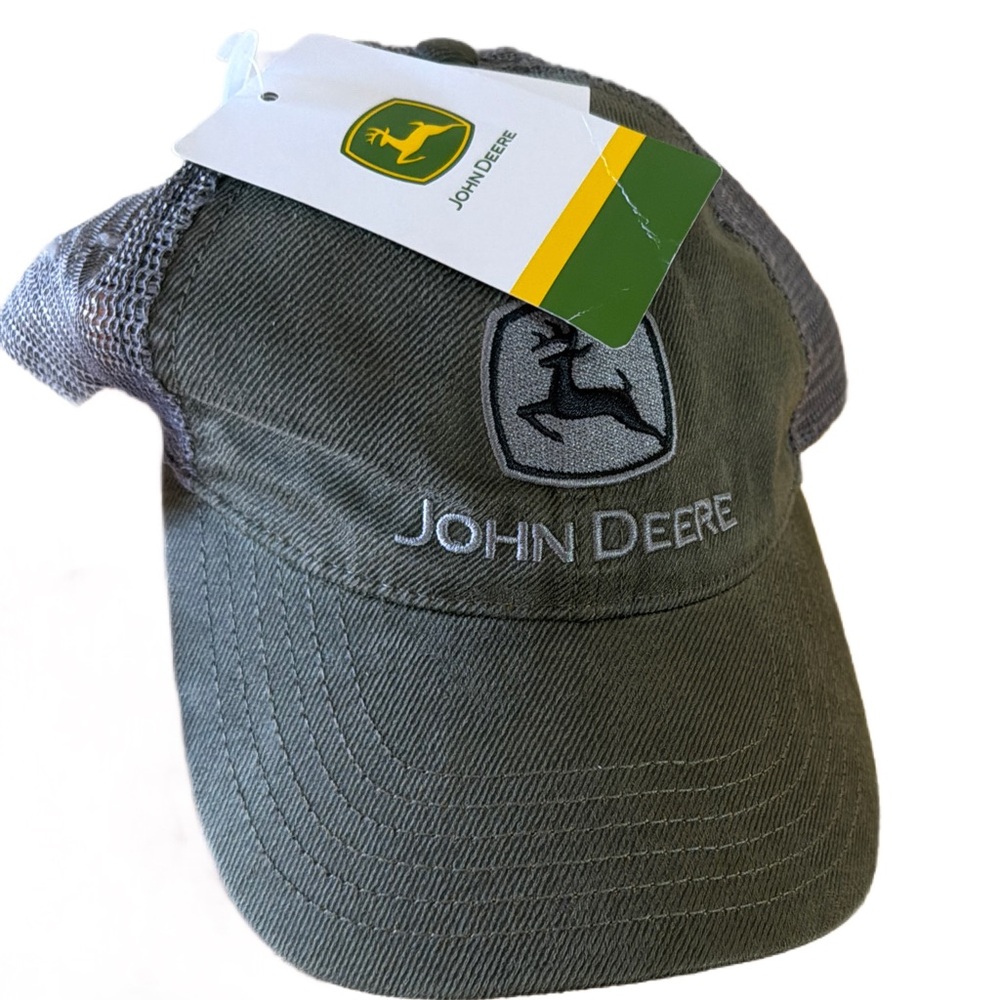 John Deere Olive Green Cap with Mesh *NEW*